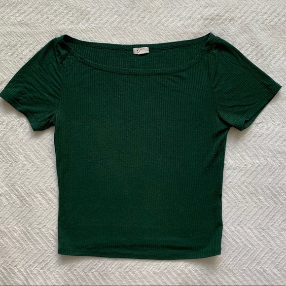 Set Of 3 Garage Soft Ribbed Crop Tops - Picture 8 of 9